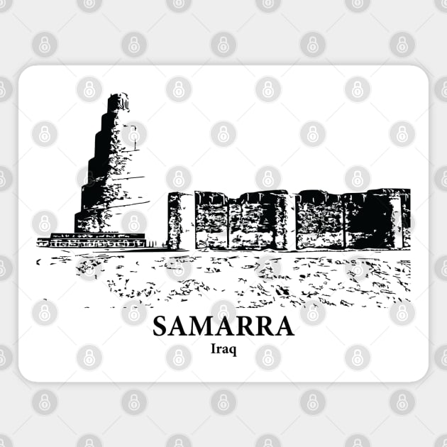 Samarra - Iraq Magnet by Lakeric